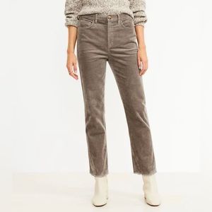 Loft Straight Corduroy Pants